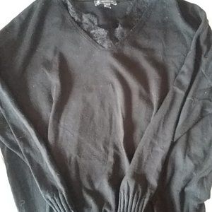 Women's juniors black sweater long (legging sweater) size small